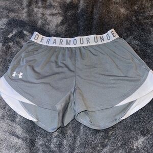 Grey under armour shorts